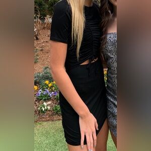 Elegant Black Mini Dress